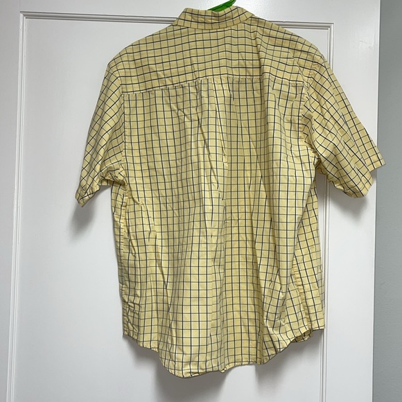Puritan plaid button down short sleeve shirt - Picture 2 of 2